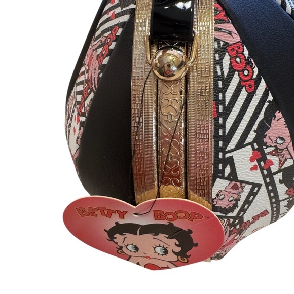 Betty Boop Embossed Diamonds Handbag NWT - Picture 9 of 11